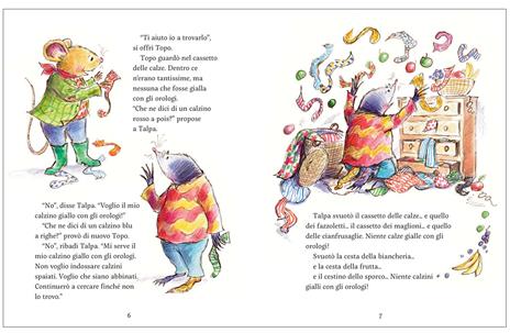 Topo e talpa. Calzini spaiati. Ediz. illustrata - Joyce Dunbar - 4