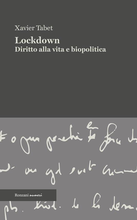 Lockdown. Diritto alla vita e biopolitica - Xavier Tabet - copertina