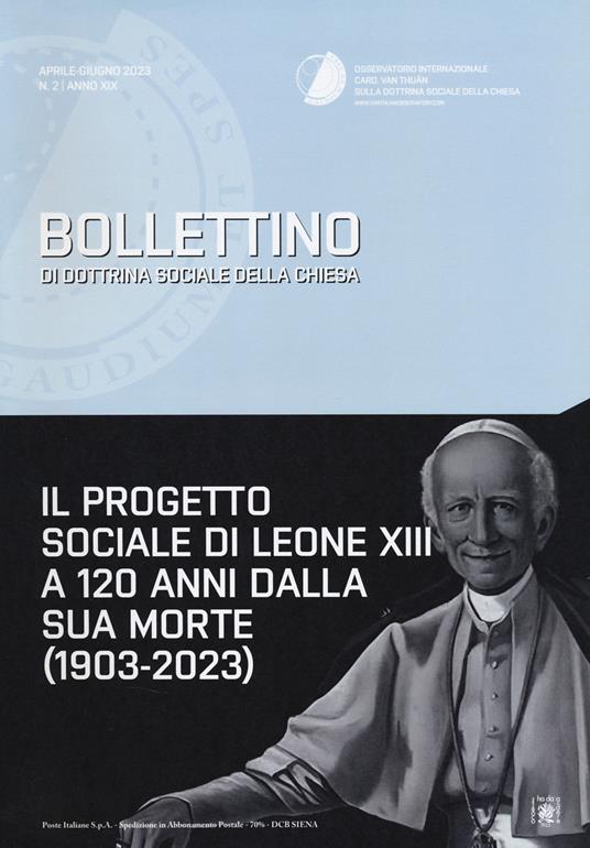 Bollettino di dottrina sociale della Chiesa (2023). Vol. 2 - copertina