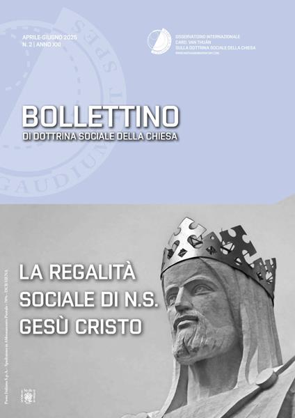 Bollettino di dottrina sociale della Chiesa (2025). Vol. 2 - copertina