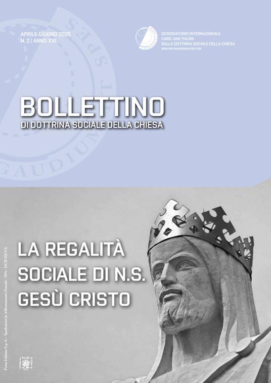 Bollettino di dottrina sociale della Chiesa (2025). Vol. 2 - copertina