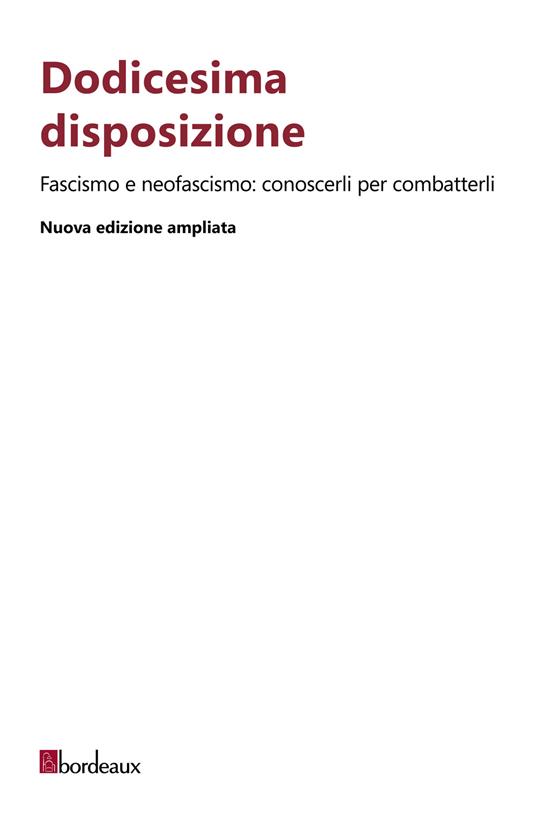 Dodicesima disposizione. Nuova ediz. - copertina