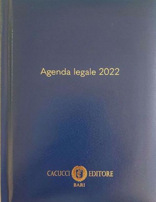 Agenda legale 2022. Ediz. blu - copertina