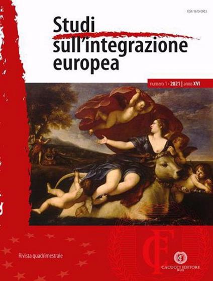 Studi sull'integrazione europea (2021). Vol. 1 - copertina