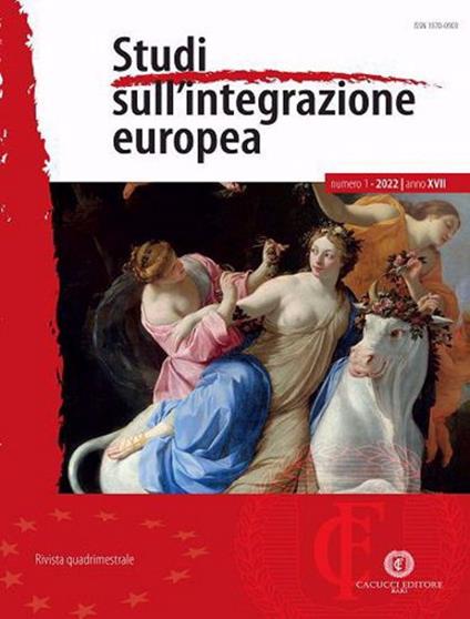 Studi sull'integrazione europea (2022). Nuova ediz.. Vol. 1 - copertina