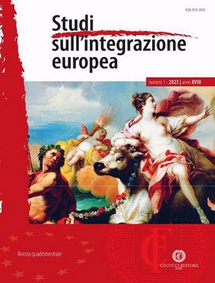 Studi sull'integrazione europea (2023). Vol. 1 - copertina