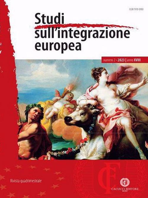 Studi sull'integrazione europea (2023). Nuova ediz.. Vol. 2 - copertina