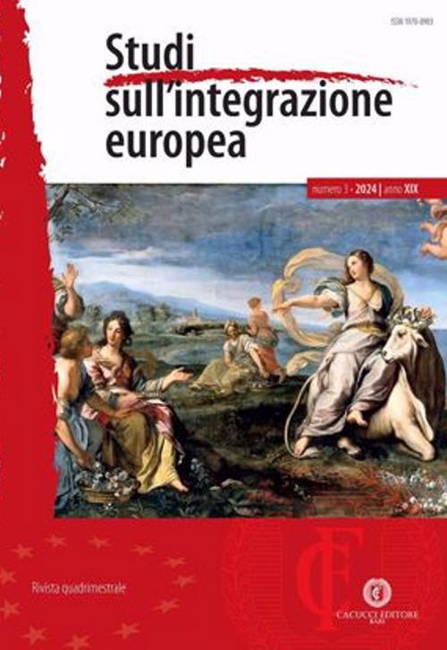 Studi sull'integrazione europea (2024). Vol. 3 - copertina