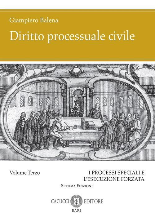 Diritto processuale civile. Vol. 3 - Giampiero Balena - copertina