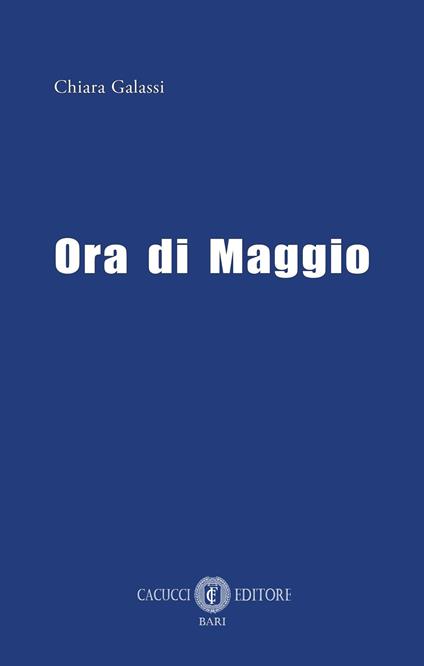 Ora di maggio - Chiara Galassi - copertina