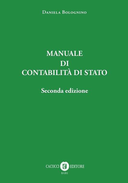 Manuale di contabilità di Stato - Daniela Bolognino - copertina