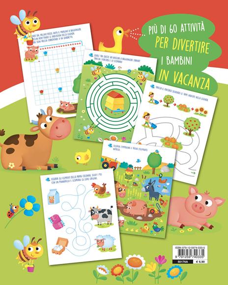 La fattoria. Tante attività divertenti per bambini dai 3 ai 6 anni. Ediz. a colori - Monica Fabbri - 2
