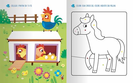 La fattoria. Tante attività divertenti per bambini dai 3 ai 6 anni. Ediz. a colori - Monica Fabbri - 4