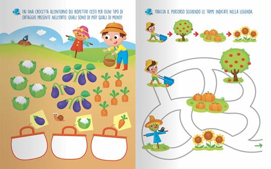 La fattoria. Tante attività divertenti per bambini dai 3 ai 6 anni. Ediz. a colori - Monica Fabbri - 5