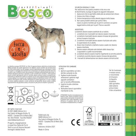 Bosco. CarezzAnimali tocca e ascolta. Ediz. a colori - Serena Vezzani - 2