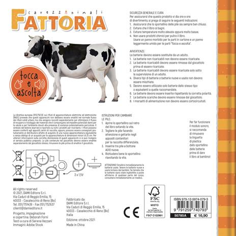 Fattoria. CarezzAnimali tocca e ascolta. Ediz. a colori - Serena Vezzani - 2