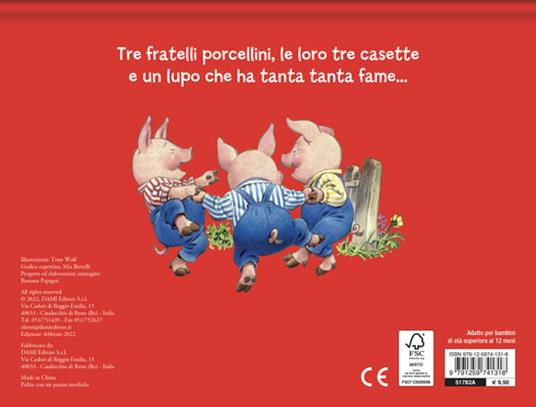 I tre porcellini. Libro pop-up. Ediz. a colori - Libro - Dami Editore 