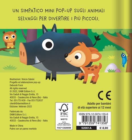 Animali selvaggi. Mini pop-up. Ediz. a colori - Deborah Forni - 2
