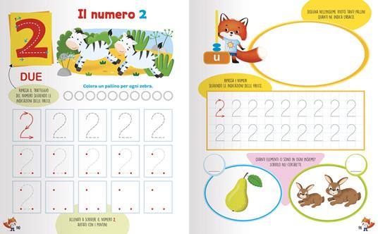 Imparo le lettere e i numeri con Codino. Ediz. a colori - Roberta Fanti - 5