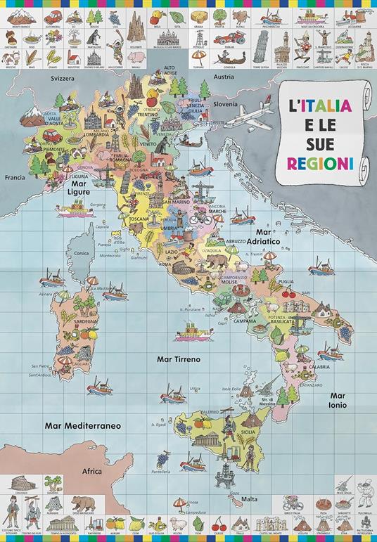 L'atlante per i più piccoli. Ediz. a colori. Con Poster. Con Adesivi - Giorgio P. Panini,Peter Holeinone - 2