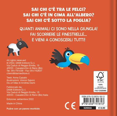Sai chi c'è nella giungla? Ediz. a colori - Anna Casalis - 2