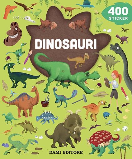 Dinosauri. 400 stickers. Ediz. a colori - copertina