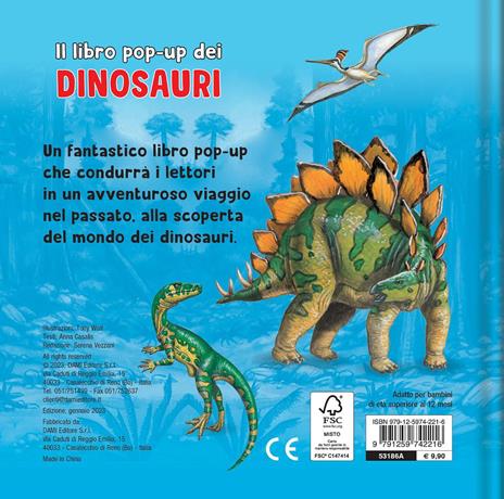 I dinosauri. Libro pop up. Ediz. a colori - Anna Casalis - 2