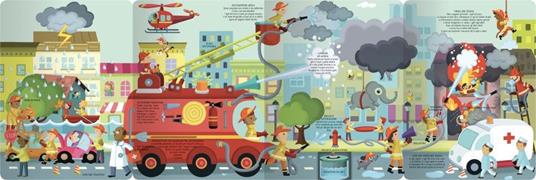 La città e i suoi eroi. Grandi albi per esplorare. Ediz. a colori - Anja De Lombaert - 3