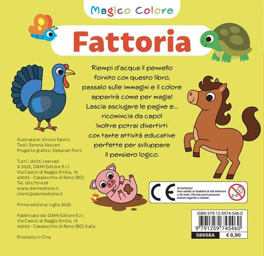 Fattoria. Magico colore. Con pennello ad acqua - Serena Vezzani - 5