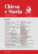 Chiesa e storia. Rivista dell’Associazione Italiana dei Professori di Storia della Chiesa (2023). Vol. 13