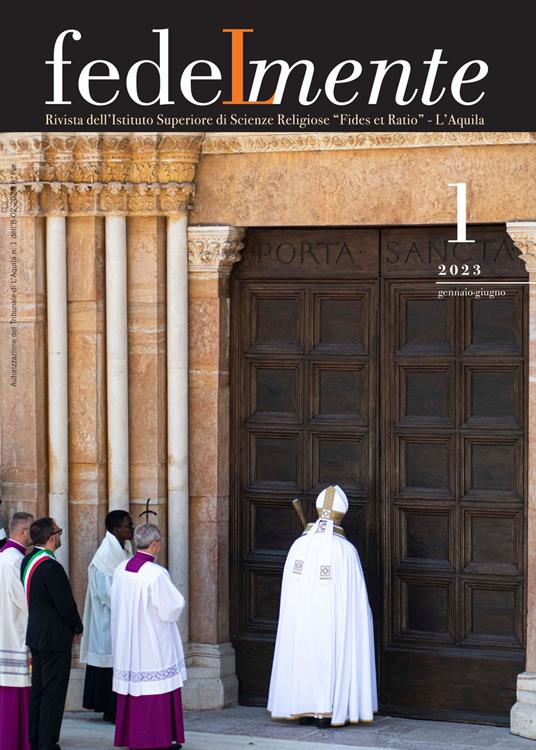 Fedelmente. Rivista dell’Istituto Superiore di Scienze Religiose «Fides et Ratio» L’Aquila (2023). Vol. 1: Gennaio-giugno - copertina