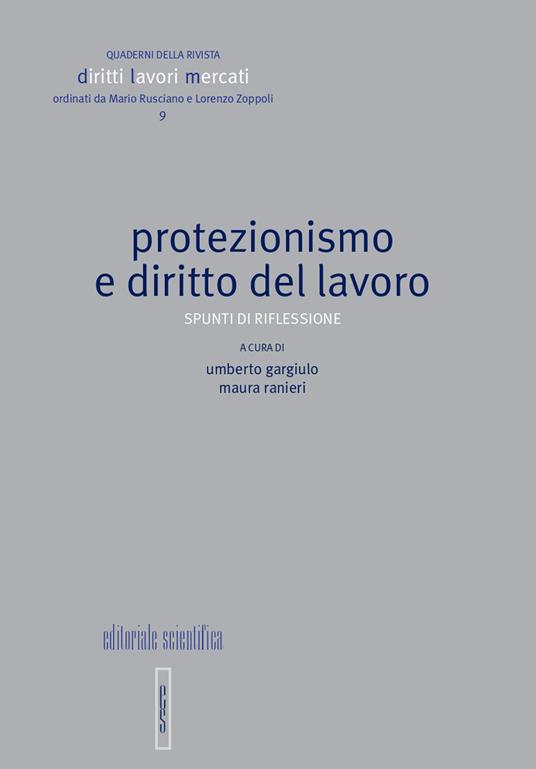 Protezionismo e diritto del lavoro - copertina