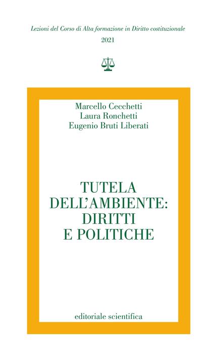 Tutela dell'ambiente: diritti e politiche - copertina