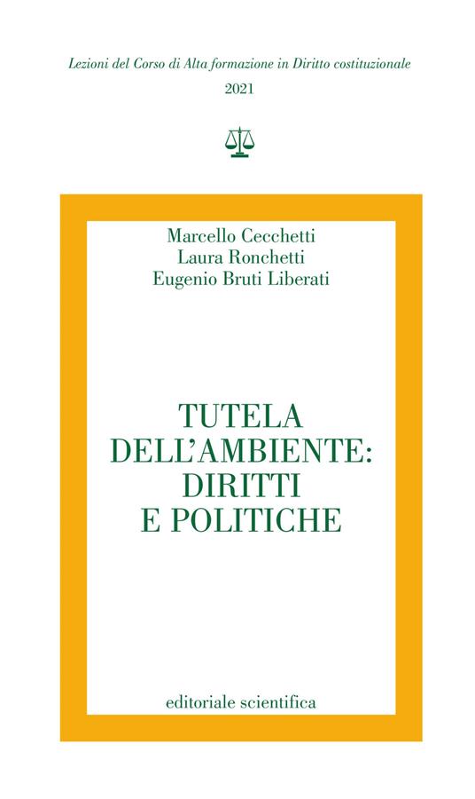 Tutela dell'ambiente: diritti e politiche - copertina