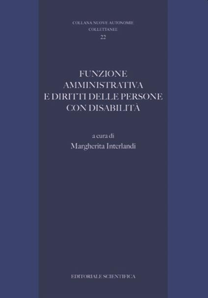 Funzione amministrativa e diritti delle persone con disabilità - copertina