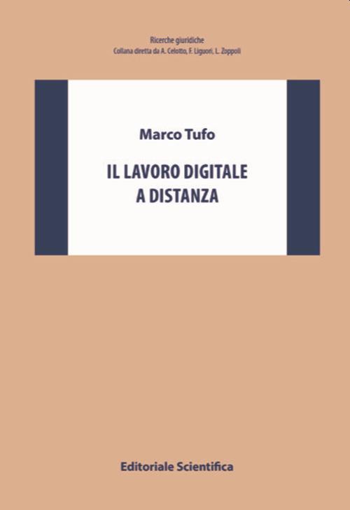 Il lavoro digitale a distanza - Marco Tufo - copertina