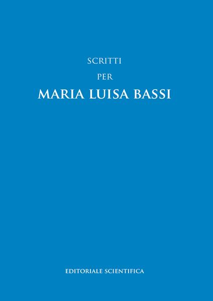 Scritti per Maria Luisa Bassi - copertina