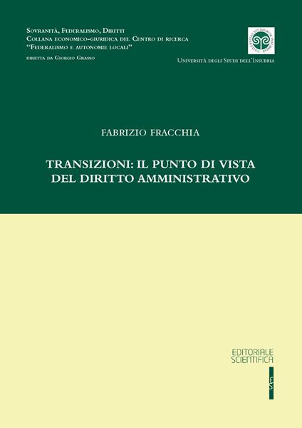 Transizioni: il punto di vista del diritto amministrativo - Fabrizio Fracchia - copertina