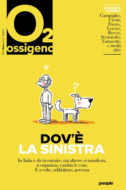 Ossigeno (2023). Vol. 11: Dov'è la sinistra - copertina