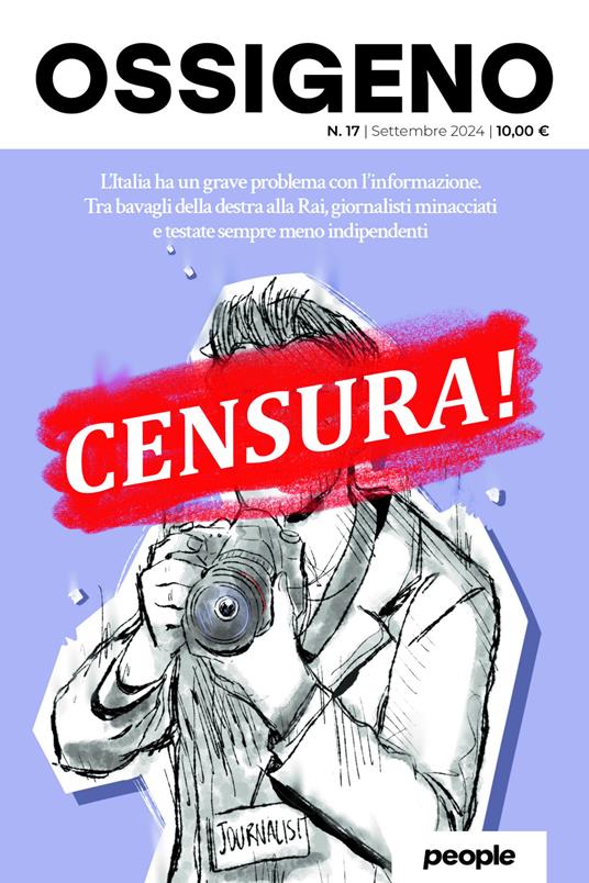 Ossigeno (2024). Vol. 17: Censura! - copertina