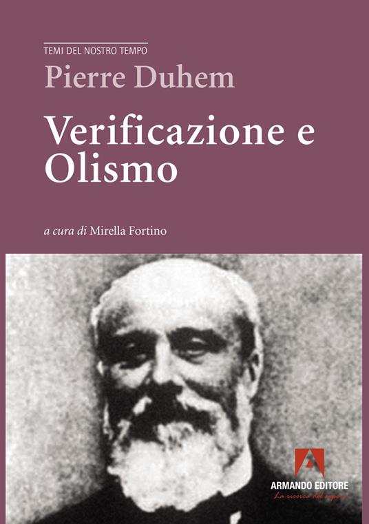 Verificazione e olismo - Pierre Duhem - copertina