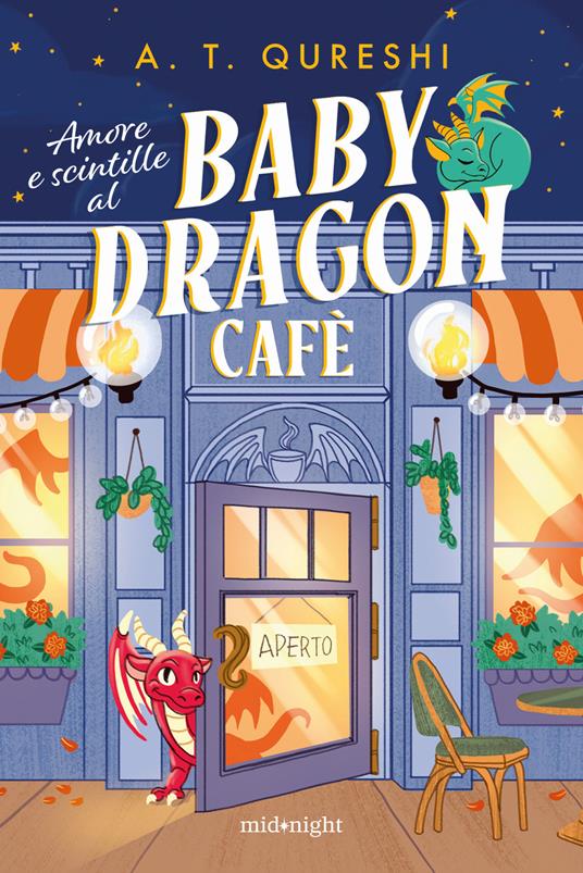 Amore e scintille al Baby Dragon Cafè - A. T. Qureshi - copertina