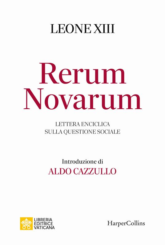 Rerum novarum. Lettera enciclica sulla questione sociale - Leone XIII - copertina