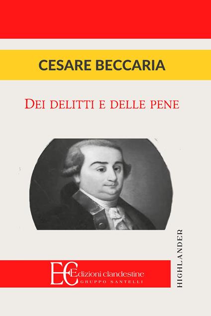 Dei delitti e delle pene - Cesare Beccaria - copertina