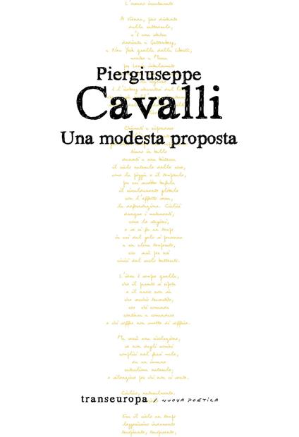 Una modesta proposta - Piergiuseppe Cavalli - copertina