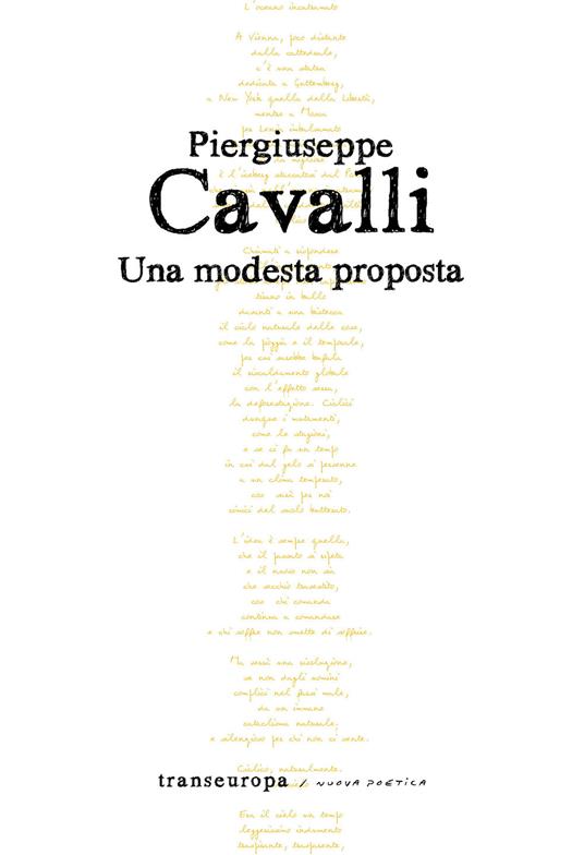 Una modesta proposta - Piergiuseppe Cavalli - copertina