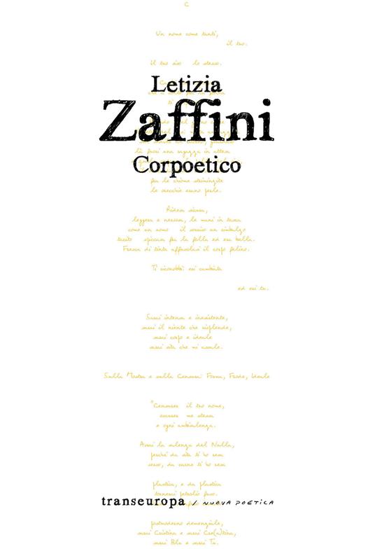 Corpoetico - Letizia Zaffini - copertina