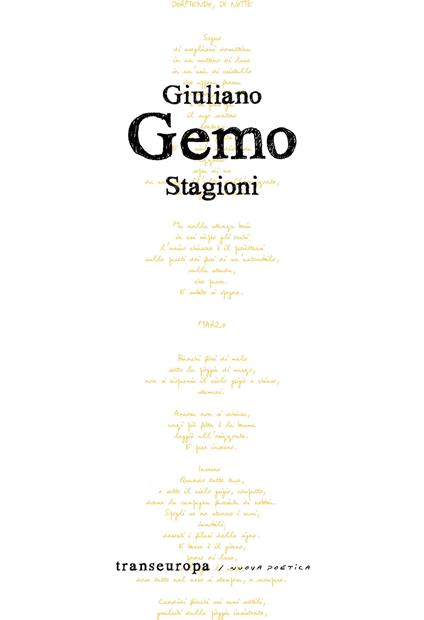 Stagioni - Giuliano Gemo - copertina