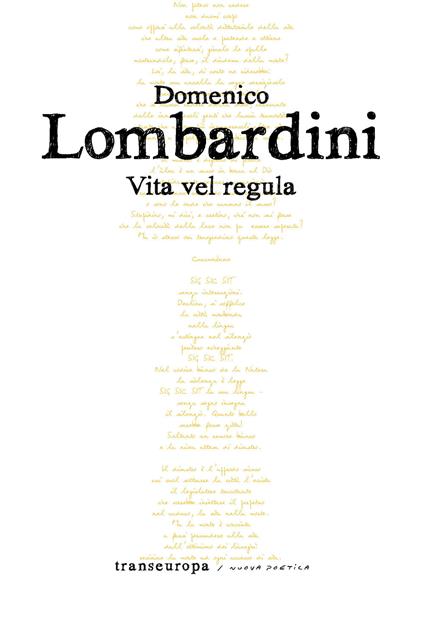 Vita vel regula - Domenico Lombardini - copertina