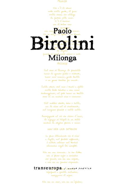Milonga - Paolo Birolini - copertina